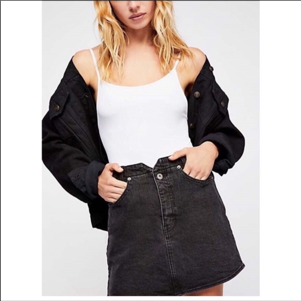 Free People We The Free She’s All That Denim Skirt